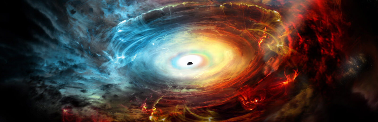 Observan agujero negro escondido en los gases que exhala  