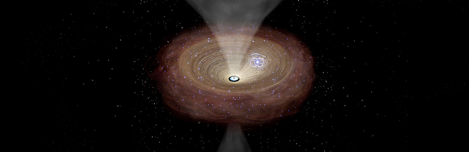Disks of dense gas feed ‘Cookie Monster’ black holes 