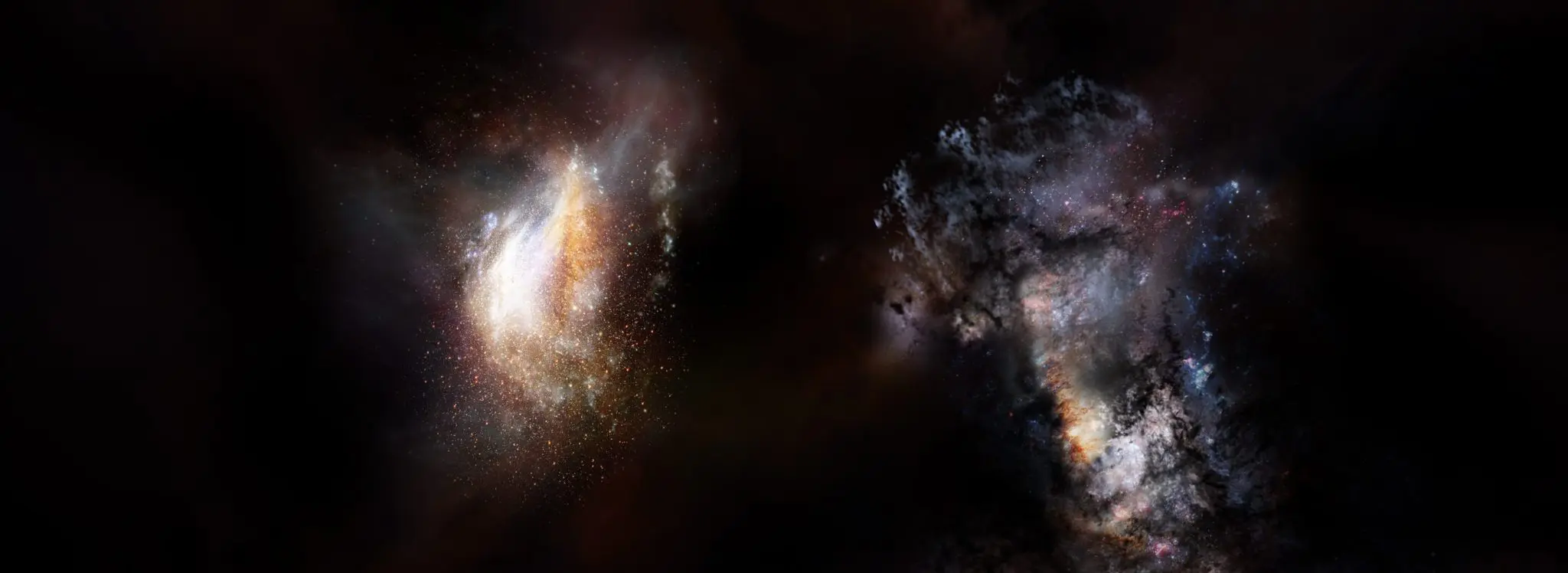 大昔の宇宙で見つかった巨大銀河 