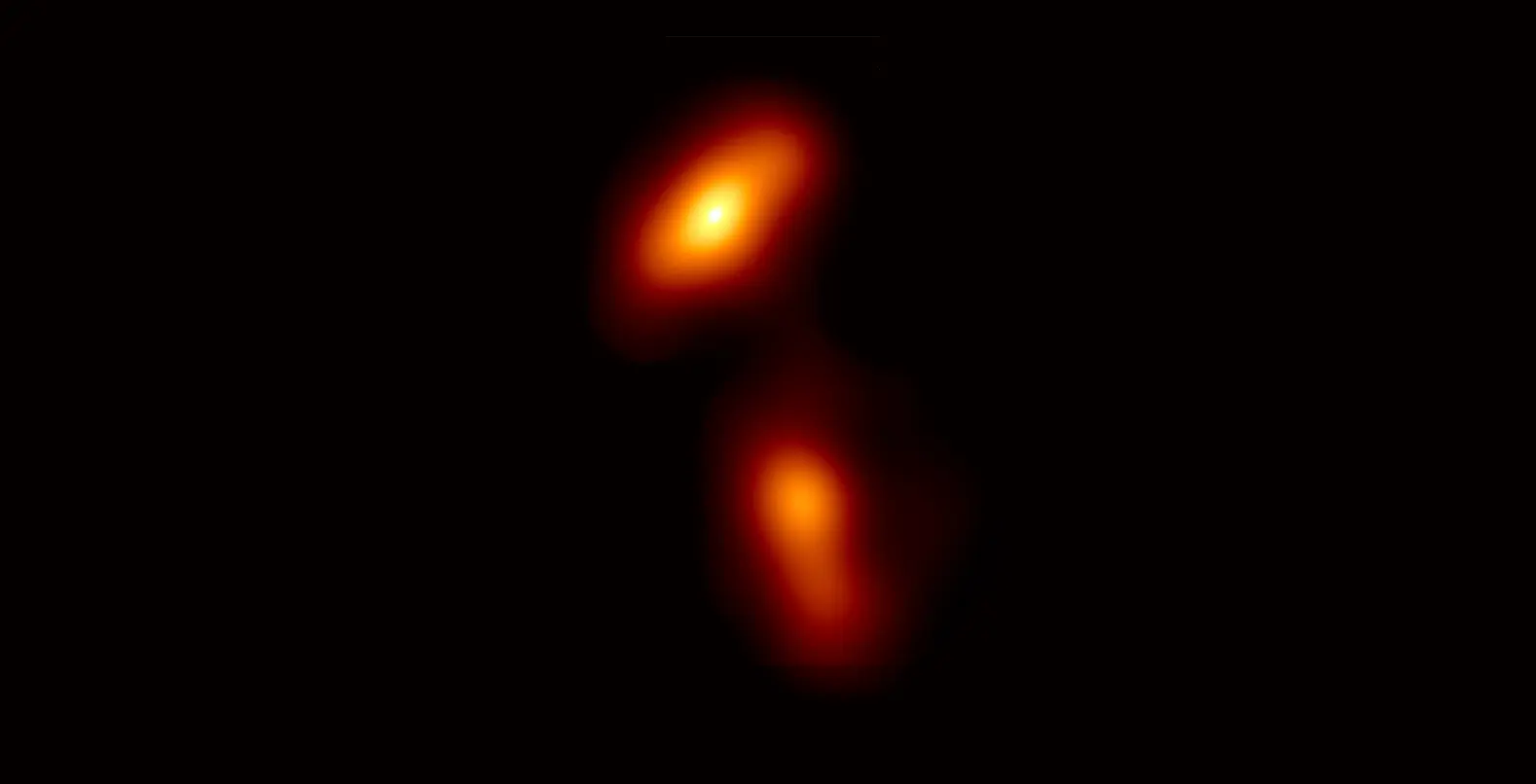 ALMA helps discover strange sideways structure in distant black hole jet