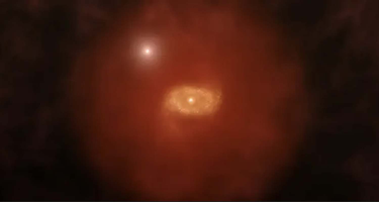 Jóvenes galaxias están envueltas en enormes “atmósferas”