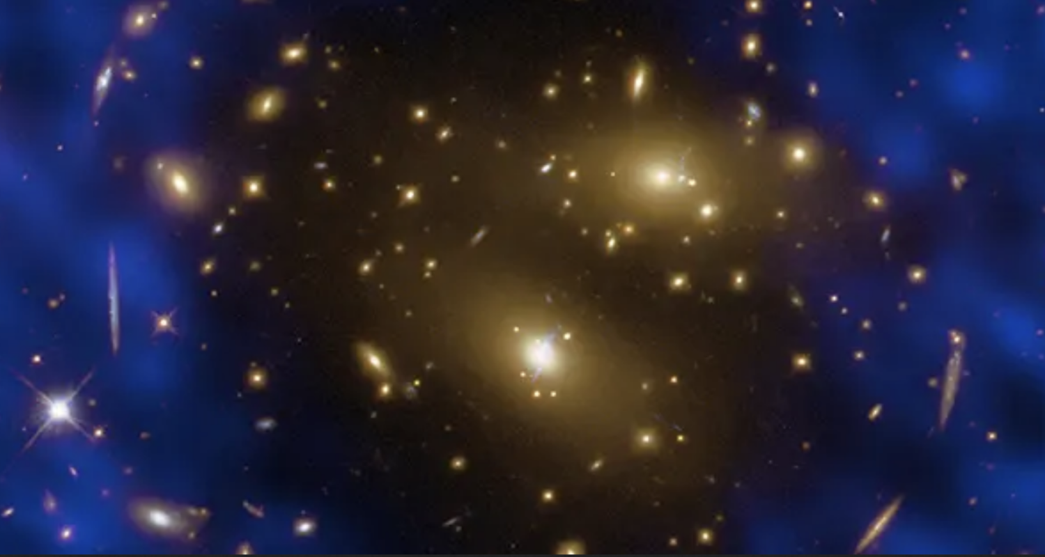 ‘Hole in the ALMA sky’ is produced by hot cluster gas