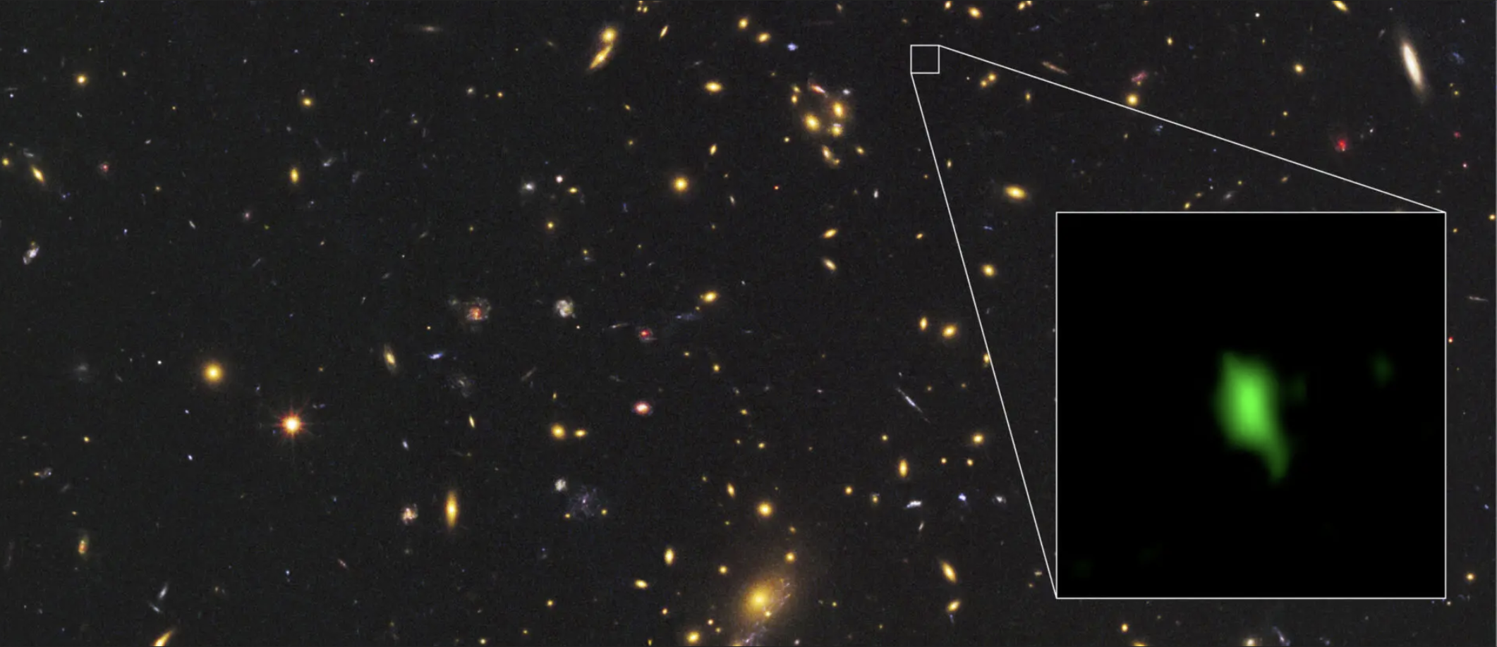 Hold your breath: oxygen found in the very early Universe