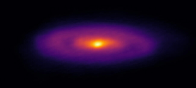 ALMA sees how matter spirals into a young baby star