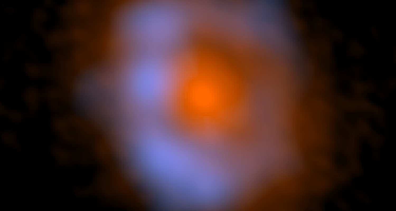 Thanks to thawing effect of stellar outburst, ALMA finds building blocks of life