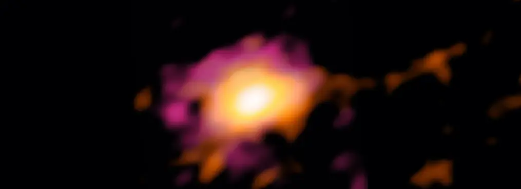 Early disk galaxy found by ALMA is hard to explain