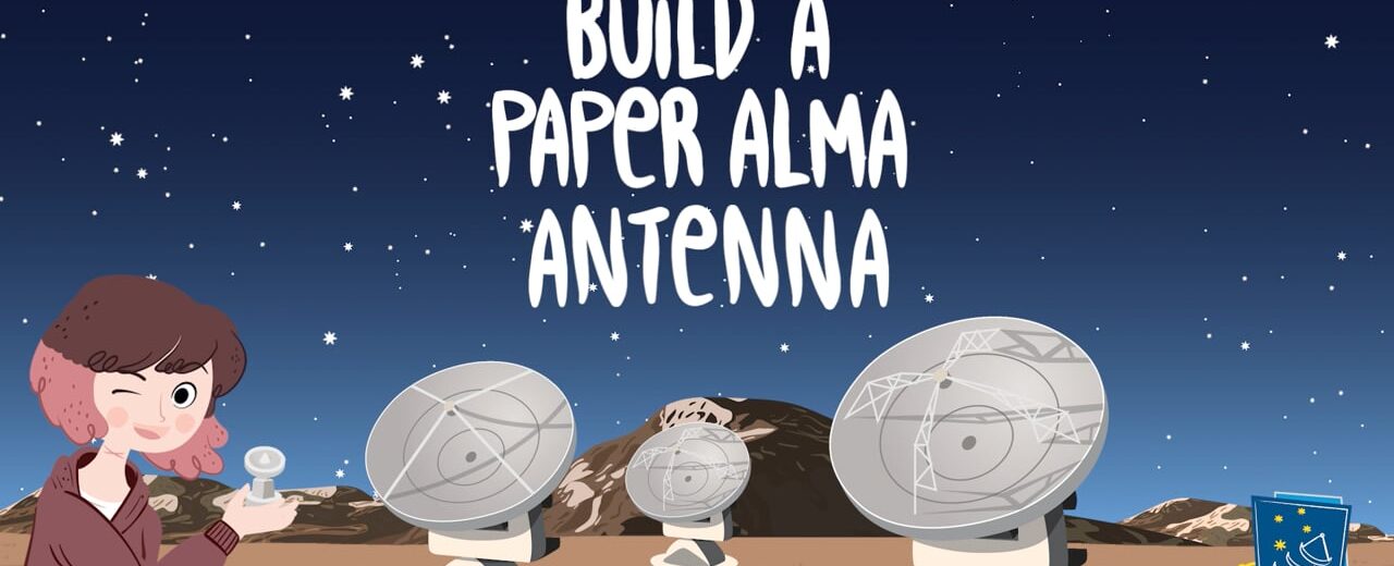 Build a paper model of an ALMA antenna