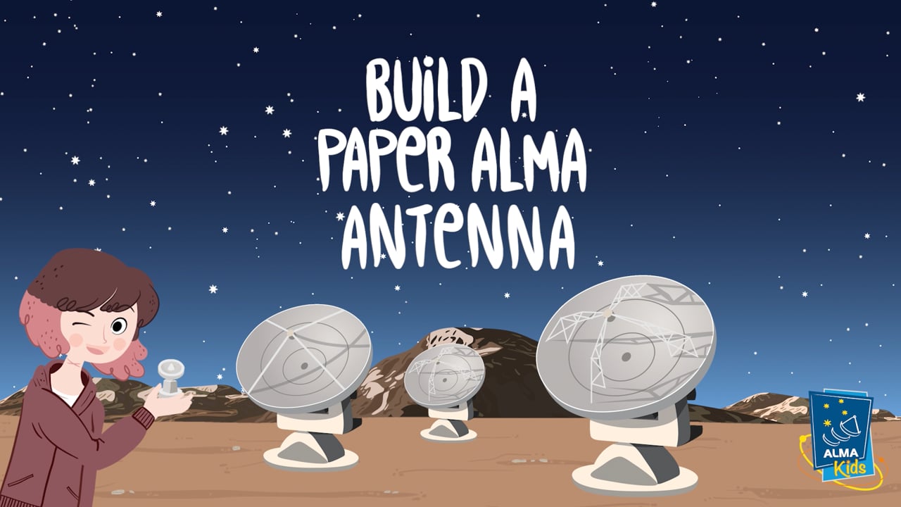 Build a paper model of an ALMA antenna