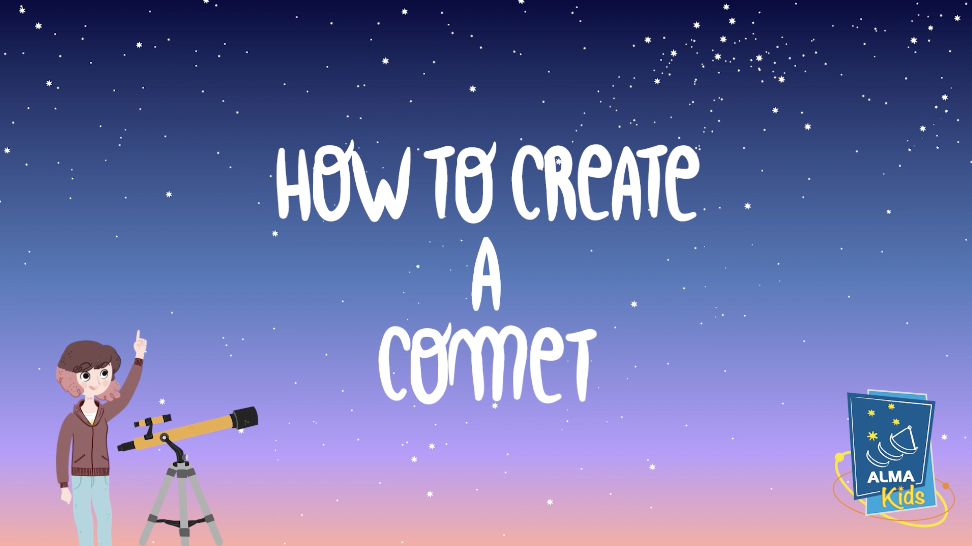 Create a comet at home