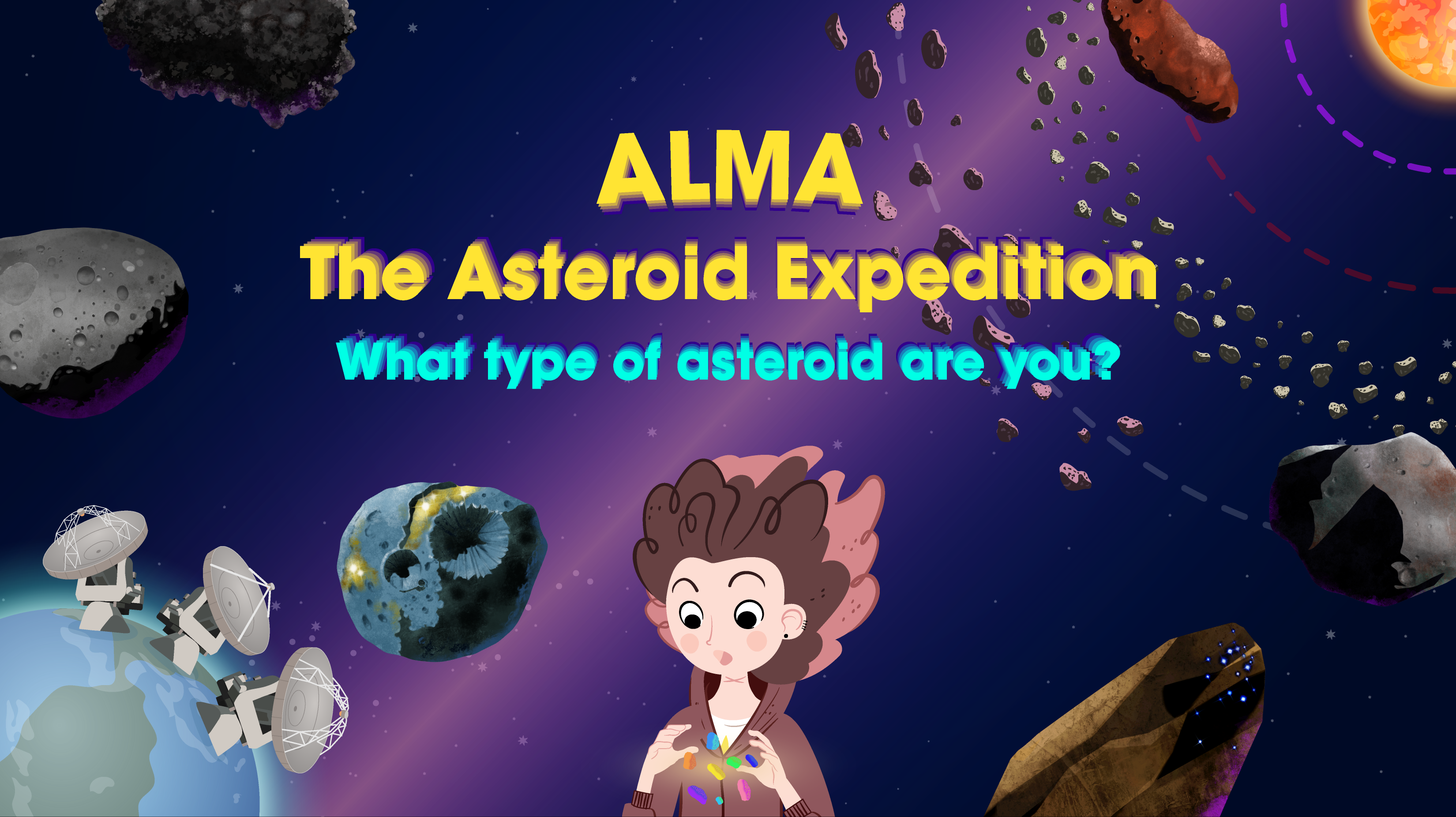 Board game “ALMA: The Asteroid Expedition”